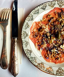 Carpaccio de boeuf truffé